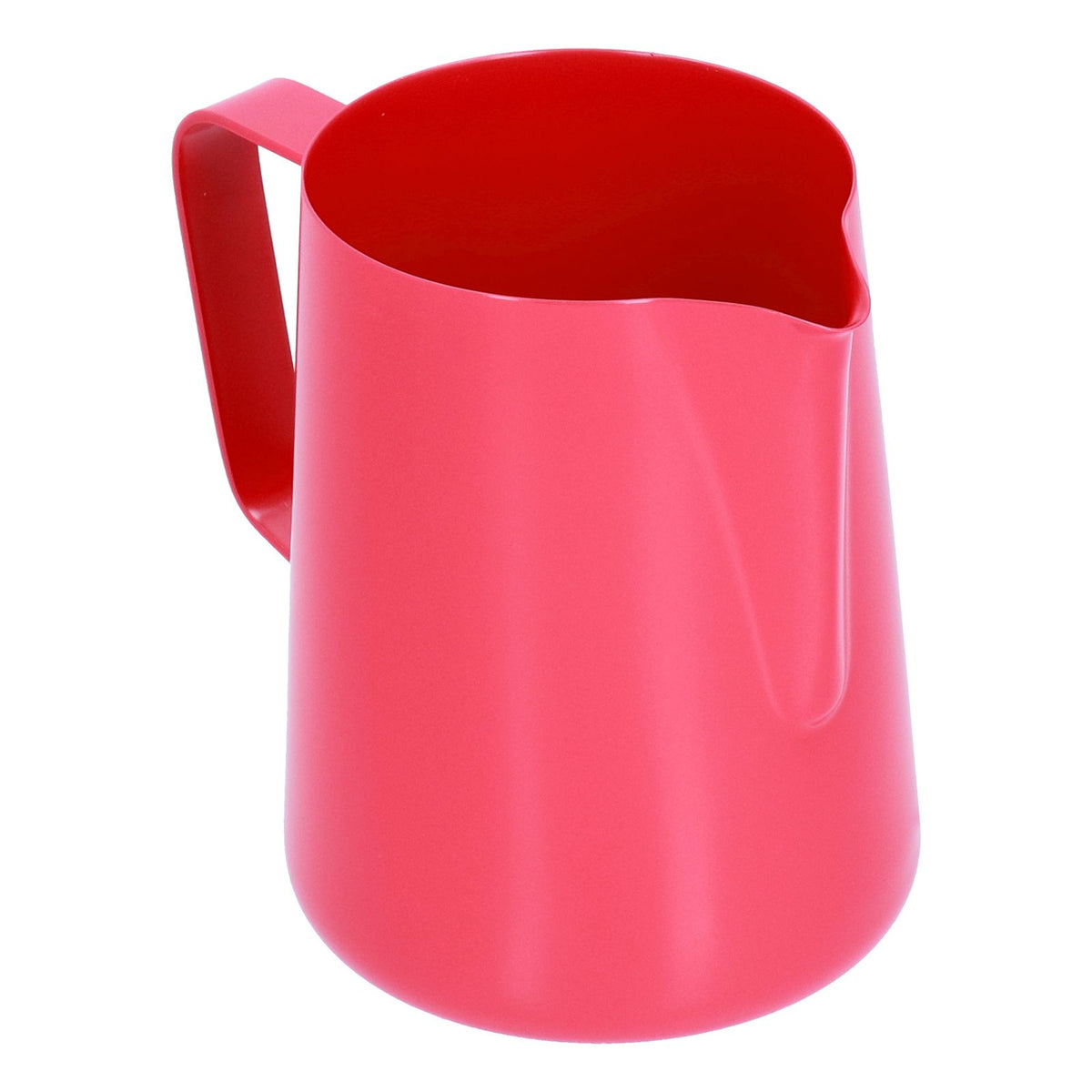 600ml Stainless Steel Frothing Pitcher Milk Coffee Frothing Jug with Pointed Spout for HomeRed