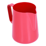 600ml Stainless Steel Frothing Pitcher Milk Coffee Frothing Jug with Pointed Spout for HomeRed