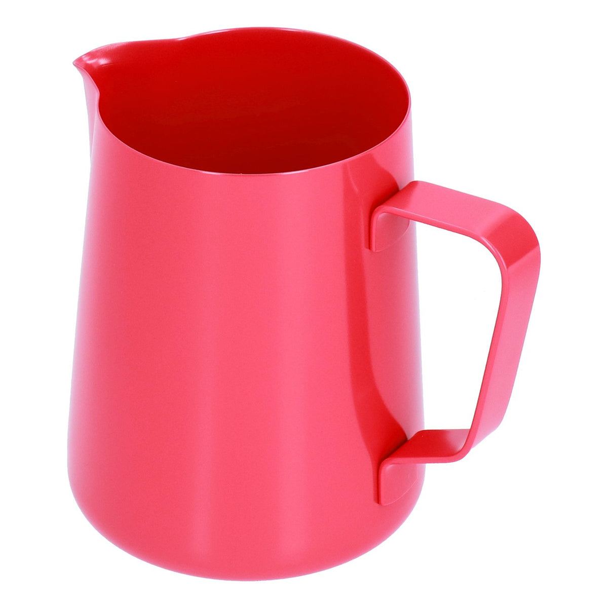 600ml Stainless Steel Frothing Pitcher Milk Coffee Frothing Jug with Pointed Spout for HomeRed