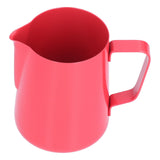 600ml Stainless Steel Frothing Pitcher Milk Coffee Frothing Jug with Pointed Spout for HomeRed - Extra Image