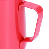 600ml Stainless Steel Frothing Pitcher Milk Coffee Frothing Jug with Pointed Spout for HomeRed