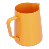 600ml Stainless Steel Frothing Pitcher Milk Coffee Frothing Jug with Pointed Spout for HomeOrange - Top-Down View