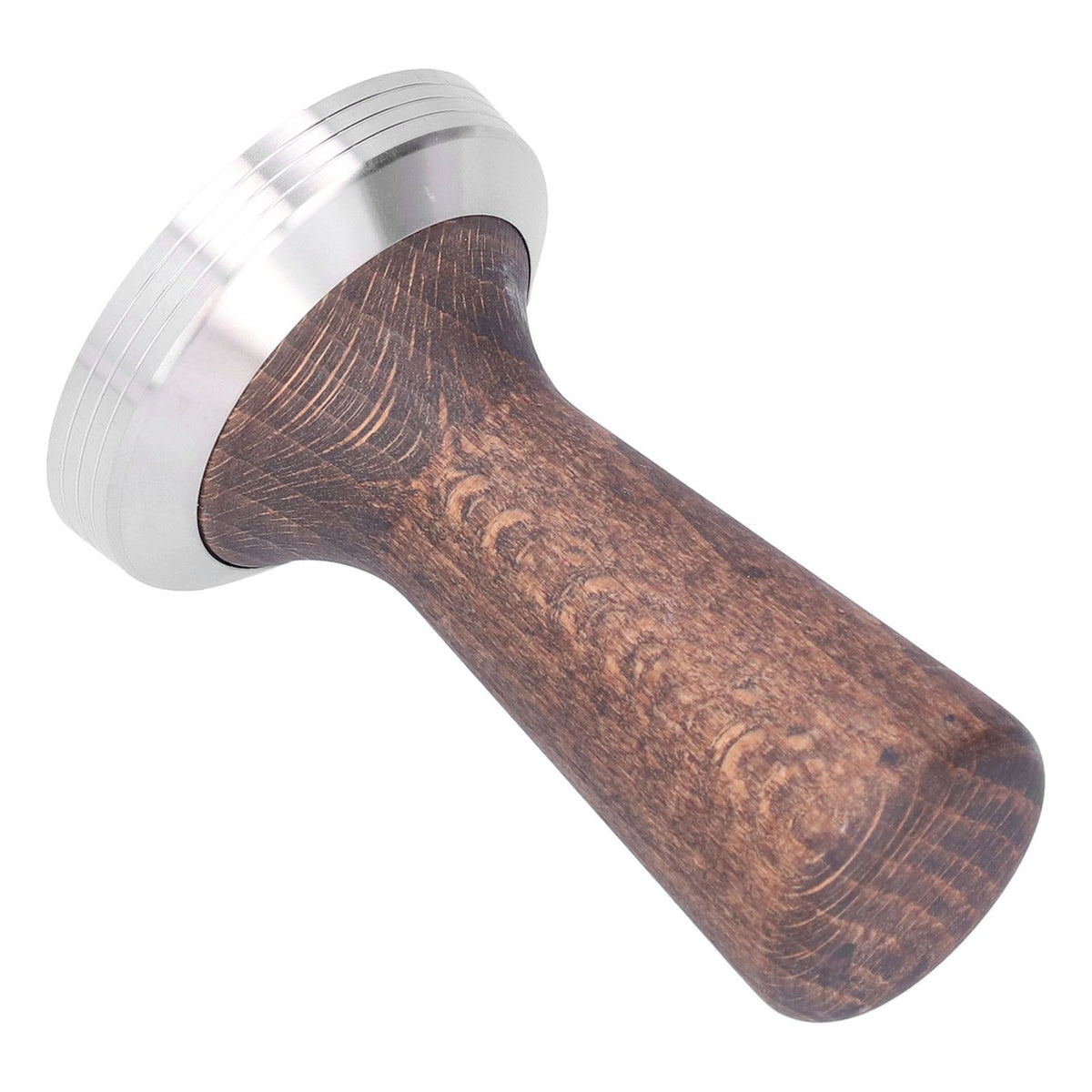 58mm Tamper Tool Black Walnut 304 Stainless Steel Portable Coffee Tamper for Home Coffee Shop