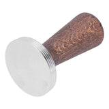 58mm Tamper Tool Black Walnut 304 Stainless Steel Portable Coffee Tamper for Home Coffee Shop