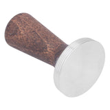 58mm Tamper Tool Black Walnut 304 Stainless Steel Portable Coffee Tamper for Home Coffee Shop