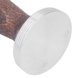 58mm Tamper Tool Black Walnut 304 Stainless Steel Portable Coffee Tamper for Home Coffee Shop