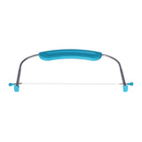 304 Stainless Steel Cake Leveler Adjustable Wire Cake Cutter with Handle and Scale DIY Baking Tool for Kitchen(29449)Sapphire Cake Leveler - Side View