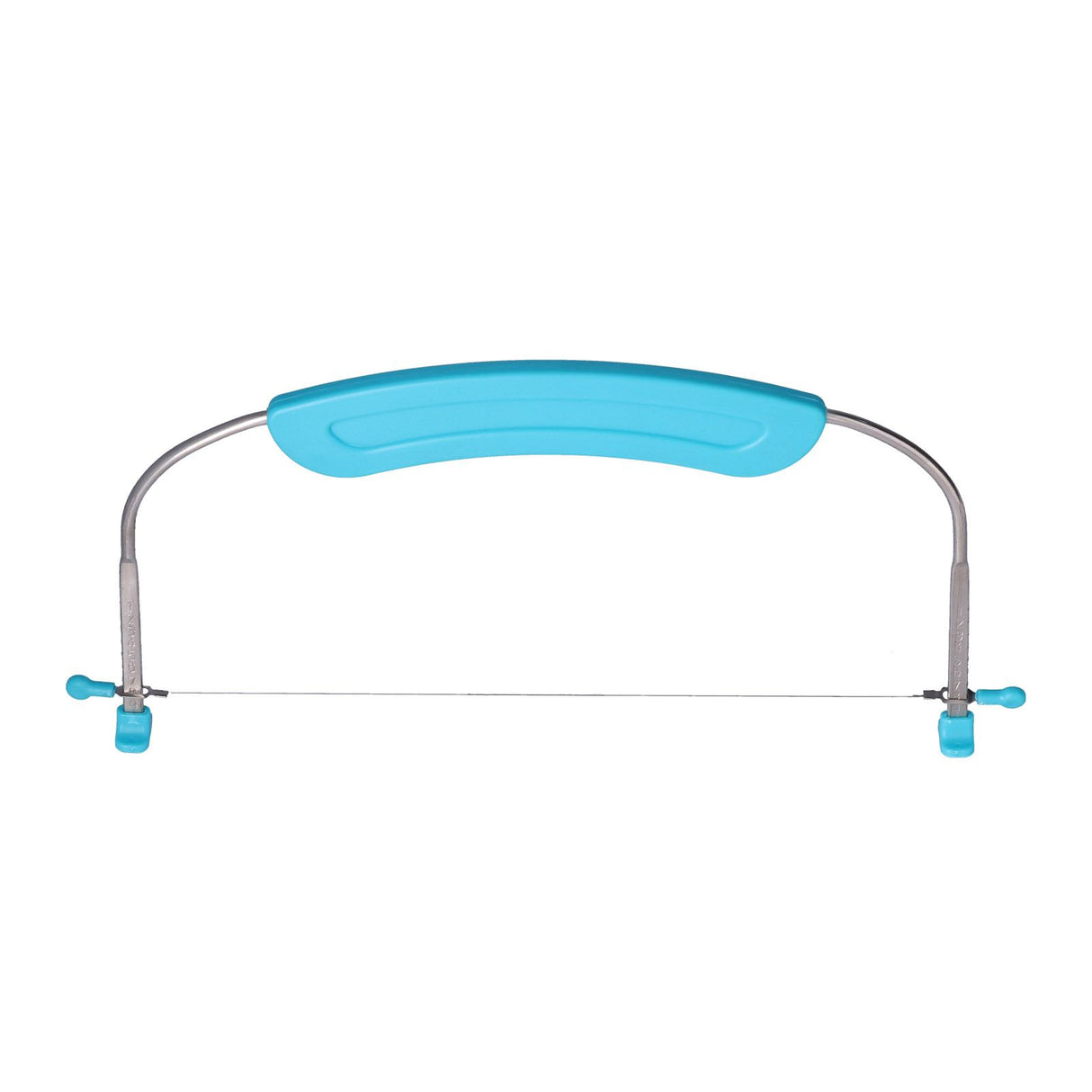 304 Stainless Steel Cake Leveler Adjustable Wire Cake Cutter with Handle and Scale DIY Baking Tool for Kitchen(29449)Sapphire Cake Leveler
