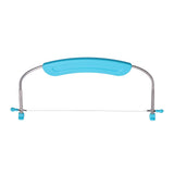 304 Stainless Steel Cake Leveler Adjustable Wire Cake Cutter with Handle and Scale DIY Baking Tool for Kitchen(29449)Sapphire Cake Leveler