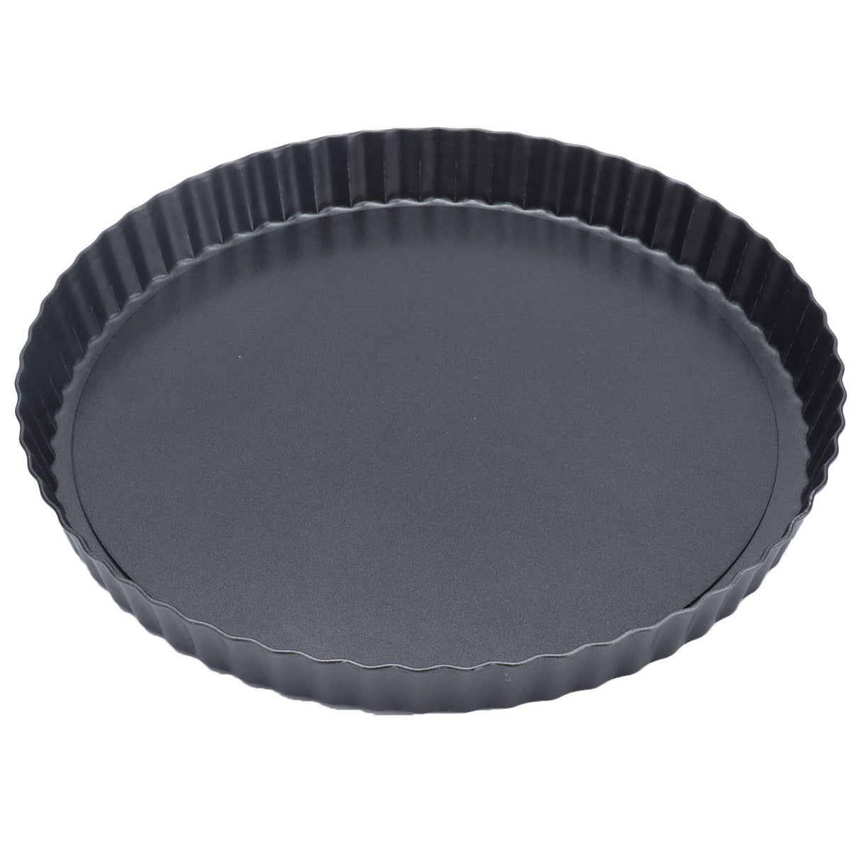 9in Bakeware Carbon Steel Baking Pan with Movable Chassis and Wavy Edge Nonstick Black for Family Baking9in Movable Chassis Pie Pan