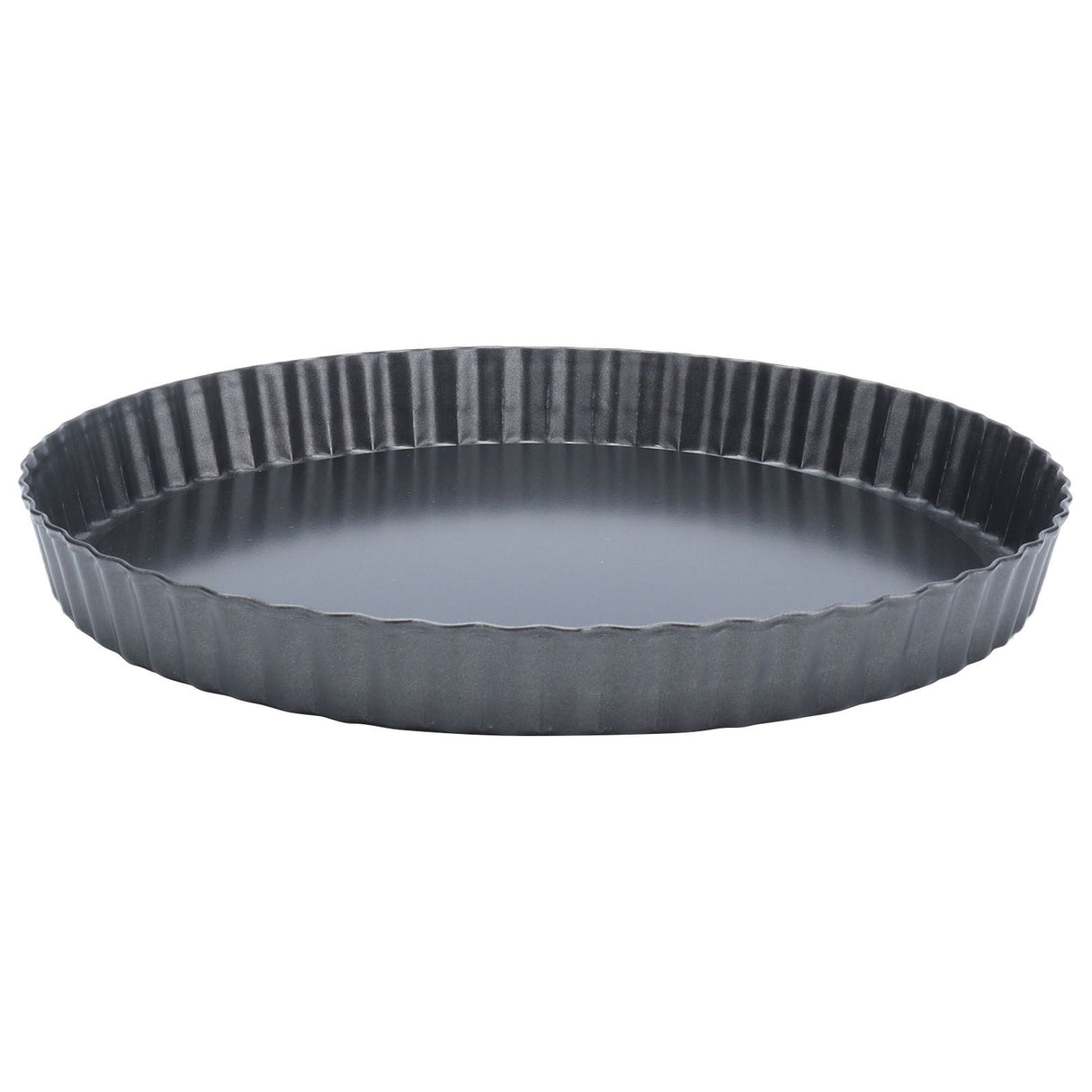 9in Bakeware Carbon Steel Baking Pan with Movable Chassis and Wavy Edge Nonstick Black for Family Baking9in Movable Chassis Pie Pan