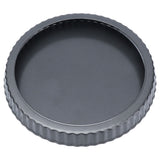 9in Bakeware Carbon Steel Baking Pan with Movable Chassis and Wavy Edge Nonstick Black for Family Baking9in Movable Chassis Pie Pan - Top-Down View