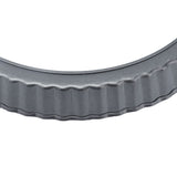 9in Bakeware Carbon Steel Baking Pan with Movable Chassis and Wavy Edge Nonstick Black for Family Baking9in Movable Chassis Pie Pan