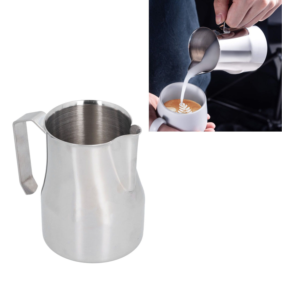 450ml Stainless Steel Frothing Pitcher Coffee Latte Art Pitcher Milk Steaming Jug for Home