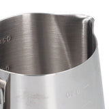 400ml Stainless Steel Frothing Cup Pointed Spout Coffee Art Pitcher Milk Steaming Jug with Scale - Extra Image