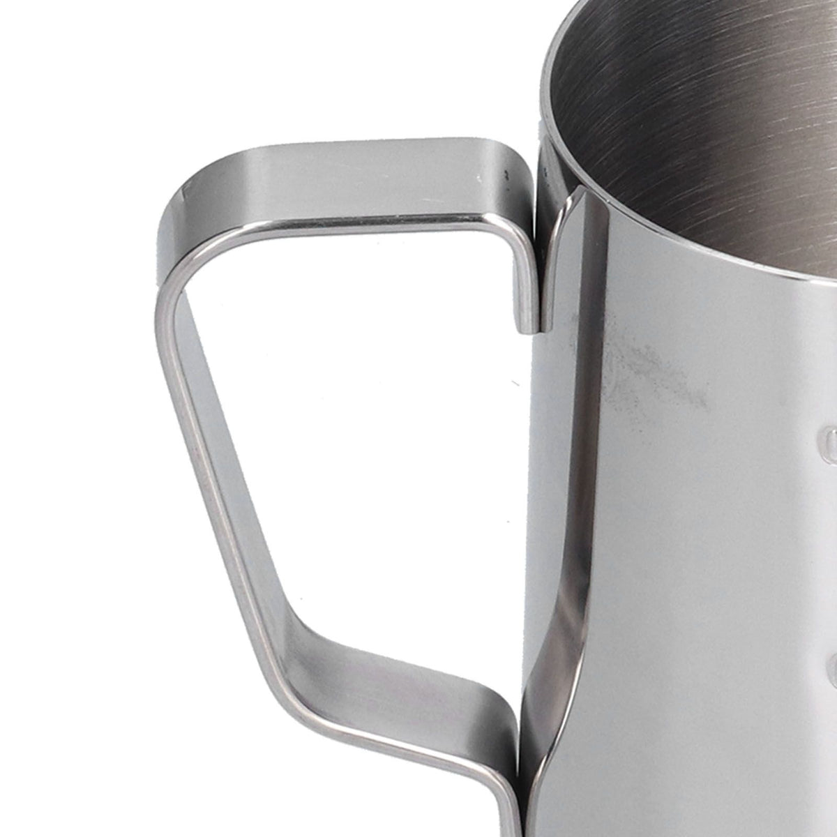 400ml Stainless Steel Frothing Cup Pointed Spout Coffee Art Pitcher Milk Steaming Jug with Scale