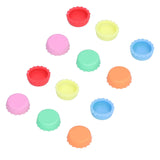 Silicone Beer Bottle Caps Reusable Round Glass Bottle Stopper Kitchen Gadgets for Home Restaurant - Side View