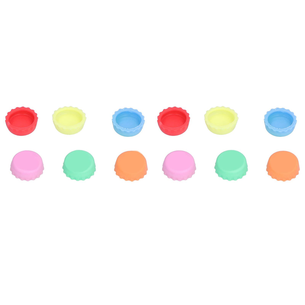 Silicone Beer Bottle Caps Reusable Round Glass Bottle Stopper Kitchen Gadgets for Home Restaurant