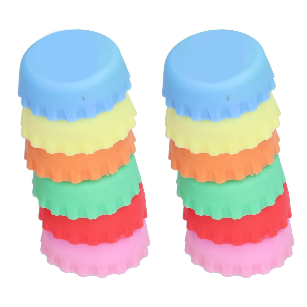 Silicone Beer Bottle Caps Reusable Round Glass Bottle Stopper Kitchen Gadgets for Home Restaurant