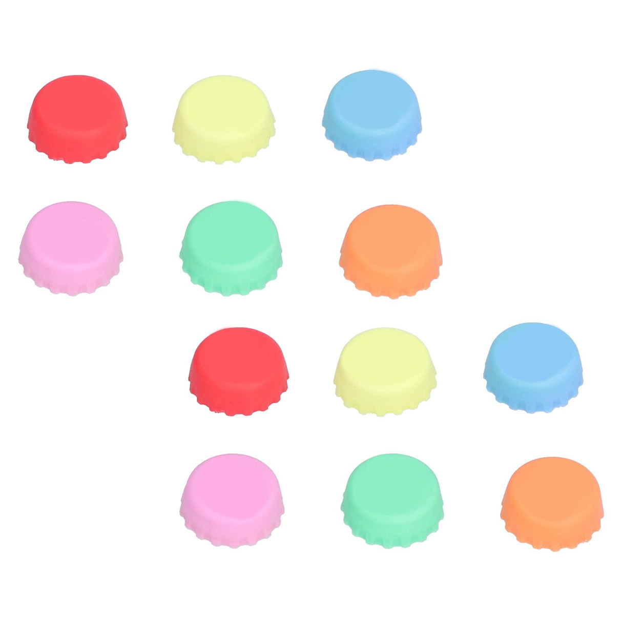 Silicone Beer Bottle Caps Reusable Round Glass Bottle Stopper Kitchen Gadgets for Home Restaurant