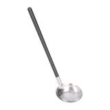 26CM Stainless Steel Round Spoon Hot Pot Ladle Dinnerware for Home Kitchen Restaurant HotelSoup Spoon - Side View