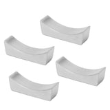 4Pcs Stainless Steel Chopstick Rest Boat Shape Chopstick Spoon Knife Fork Cutlery Holder