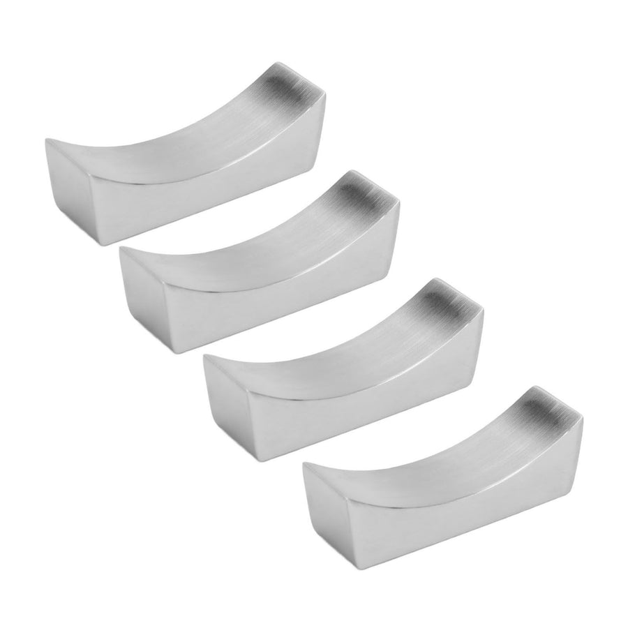 4Pcs Stainless Steel Chopstick Rest Boat Shape Chopstick Spoon Knife Fork Cutlery Holder