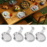4Pcs Spoon Holder Stainless Steel 2 Purpose Compact Durable Chopsticks Rest Holder for Home Restaurants - Extra Image