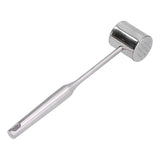 Meat Mallet Tenderizer Stainless Steel Hand Held Manual Anti Rust Steak Meat Pounder for Home Restaurants