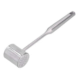 Meat Mallet Tenderizer Stainless Steel Hand Held Manual Anti Rust Steak Meat Pounder for Home Restaurants