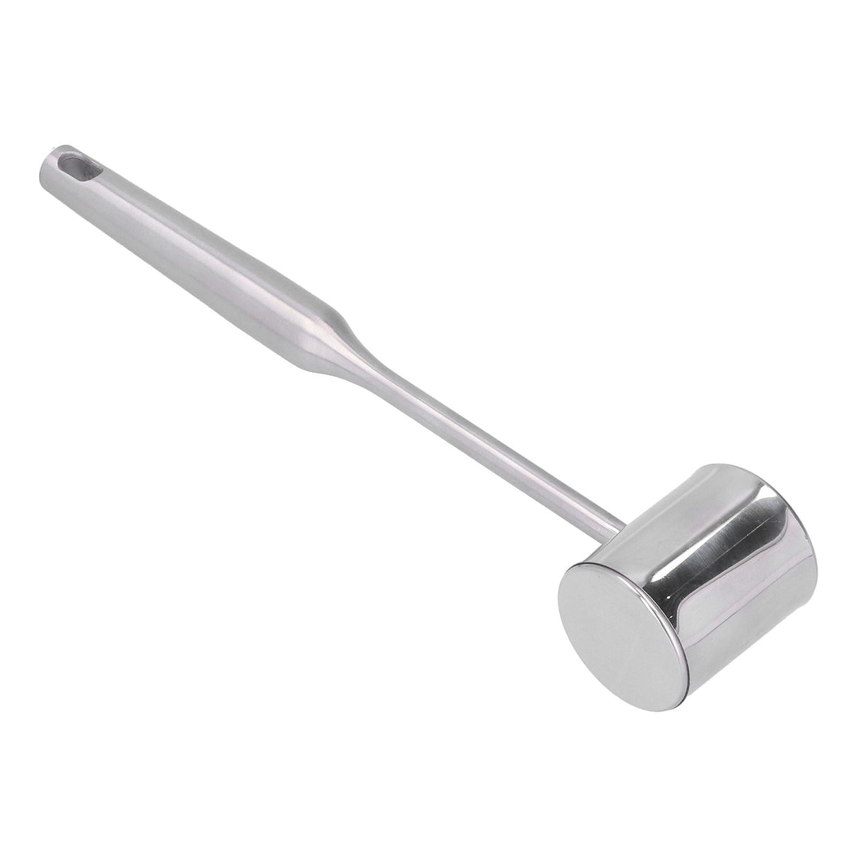 Meat Mallet Tenderizer Stainless Steel Hand Held Manual Anti Rust Steak Meat Pounder for Home Restaurants