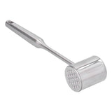 Meat Mallet Tenderizer Stainless Steel Hand Held Manual Anti Rust Steak Meat Pounder for Home Restaurants - Extra Image