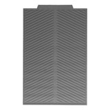 Drainable Heat Insulation Pad Silicone Table Placemat Pot Bowl Dish Mat Kitchen GadgetsGray - Front View