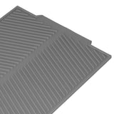 Drainable Heat Insulation Pad Silicone Table Placemat Pot Bowl Dish Mat Kitchen GadgetsGray - Extra Image