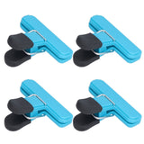 10Pcs Food Clip ABS Chip Bag Clip Good Sealing and Multifunction Non Slip Clip for Kitchen BlueSmall