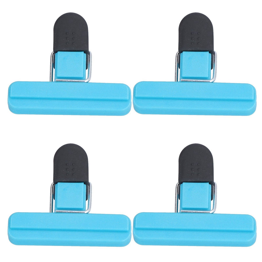 10Pcs Food Clip ABS Chip Bag Clip Good Sealing and Multifunction Non Slip Clip for Kitchen BlueSmall