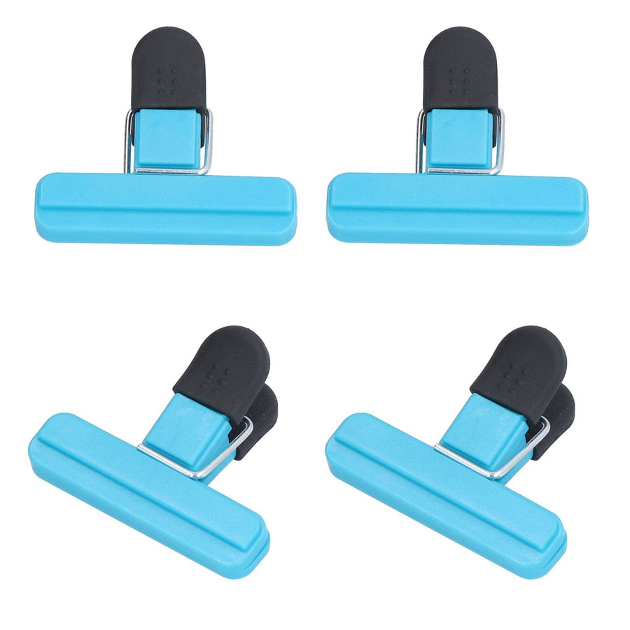10Pcs Food Clip ABS Chip Bag Clip Good Sealing and Multifunction Non Slip Clip for Kitchen BlueSmall