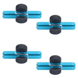 10Pcs Food Clip ABS Chip Bag Clip Good Sealing and Multifunction Non Slip Clip for Kitchen BlueLarge