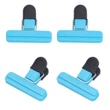 10Pcs Food Clip ABS Chip Bag Clip Good Sealing and Multifunction Non Slip Clip for Kitchen BlueLarge - Extra Image