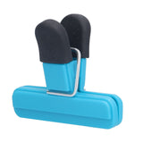 10Pcs Food Clip ABS Chip Bag Clip Good Sealing and Multifunction Non Slip Clip for Kitchen BlueLarge
