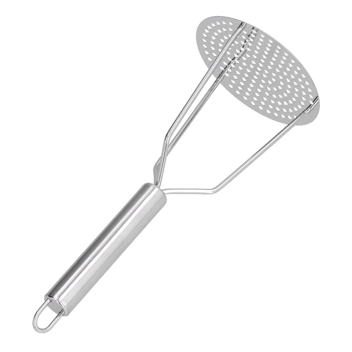 Potato Masher Stainless Steel Potato Masher Fruit and Meat Masher with Ergonomic Handle for Kitchen