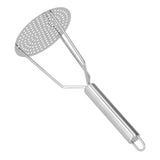 Potato Masher Stainless Steel Potato Masher Fruit and Meat Masher with Ergonomic Handle for Kitchen