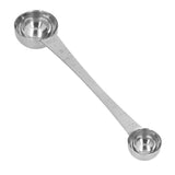 Coffee Scoop with Scale Length Double End Measuring Spoon Stainless Steel Tablespoon Seasoning Spoon