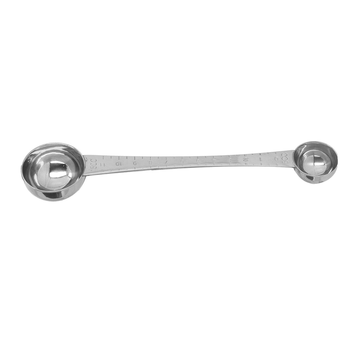 Coffee Scoop with Scale Length Double End Measuring Spoon Stainless Steel Tablespoon Seasoning Spoon