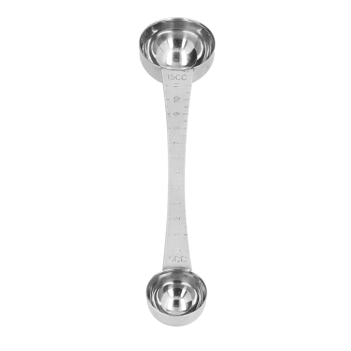 Coffee Scoop with Scale Length Double End Measuring Spoon Stainless Steel Tablespoon Seasoning Spoon