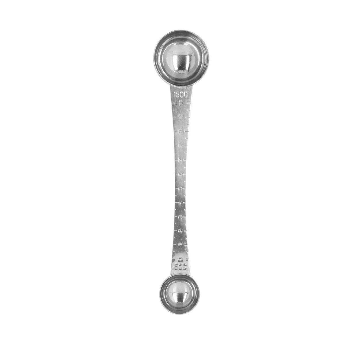 Coffee Scoop with Scale Length Double End Measuring Spoon Stainless Steel Tablespoon Seasoning Spoon