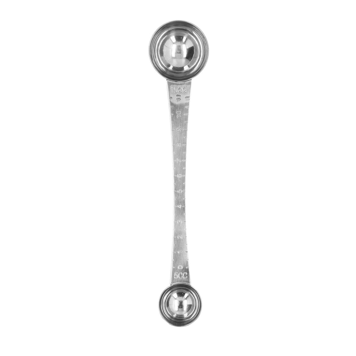 Coffee Scoop with Scale Length Double End Measuring Spoon Stainless Steel Tablespoon Seasoning Spoon