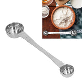 Coffee Scoop with Scale Length Double End Measuring Spoon Stainless Steel Tablespoon Seasoning Spoon - Extra Image