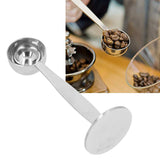 Stainless Steel Coffee Tamper Spoon Coffee Bean Scoop Double End 2 in 1 Coffee Powder Spoon