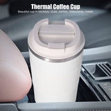 380ML Thermal Travel Mug Insulated Cup Portable Stainless Steel Vacuum Coffee Mug for Outdoor CarCoffee Cup - Extra Image